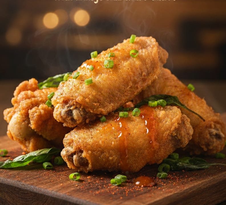 Crispy Fried Chicken Wings (6pcs)