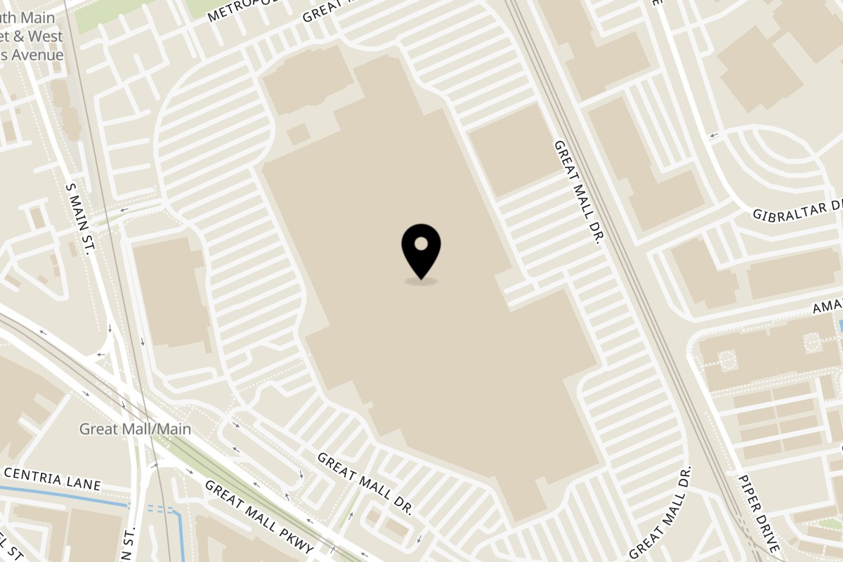 Map showing the location of Shihlin Taiwan Street Snacks Great Mall - Food Court 447 Great Mall Dr on Great Mall Food Court 447 Great Mall Dr in Milpitas